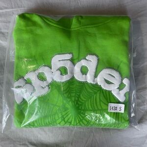 Sp5der Web Hoodie ‘Slime Green’